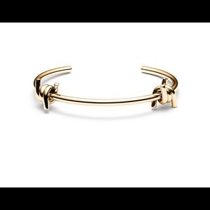 MVMT Gold Double Barbed Cuff